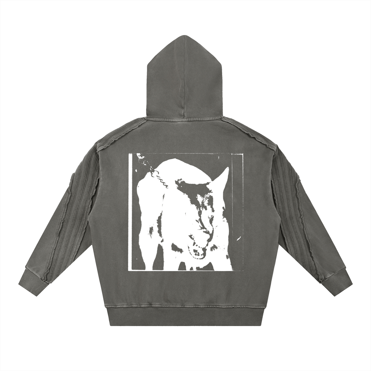 MUZZLE Raw Edge Hoodie